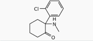 ketamine moleculaire structuur